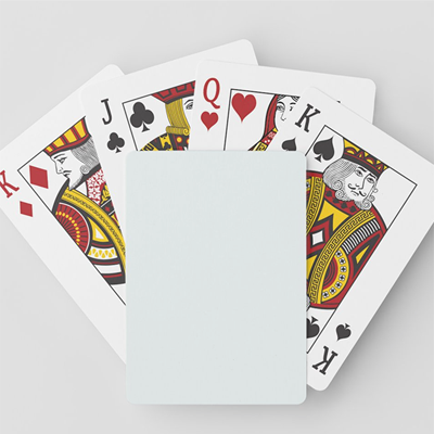 Plain White Playing Cards